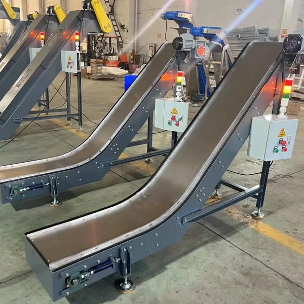 Magnetic Inclined Belt Conveyor, Magnetic Lifting Conveyor for Stamping Iron Parts & Metal Scraps, Anti-fall Magnetic Conveying Machine photo-4