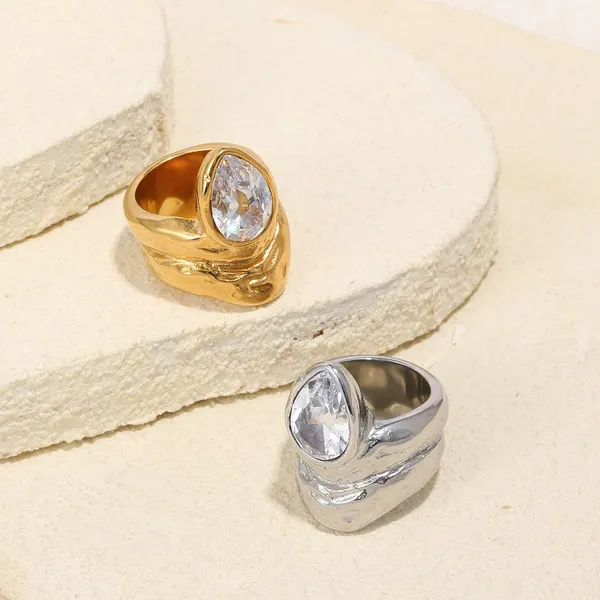 Stainless Steel Ring 1.5mm Thickness 20x15mm Oval Hypoallergenic Factory Wholesale
