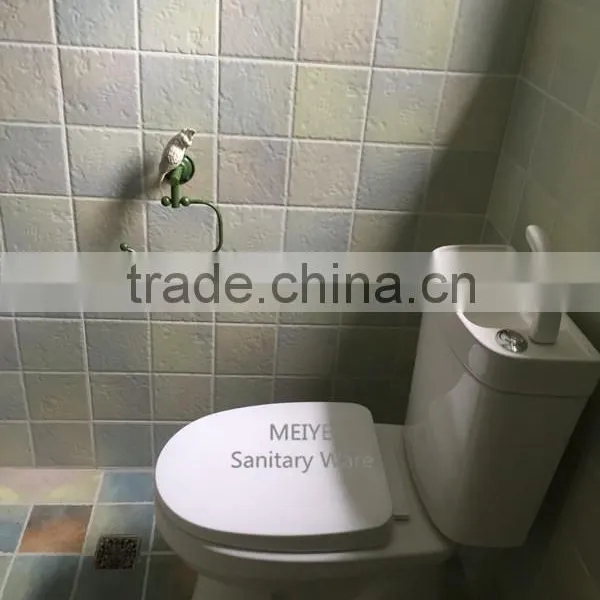 Two-piece New Toilet Tap Basin WC Pan S/P Trap Eco-friendly Water Saving Smart Toilet for Small Space WC-8004H Quality Choice photo-3