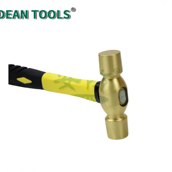Non-Sparking Double Face Brass Hammer,Solid Brass Head,Corrosion Resistant,Reliable Striking Force photo-5