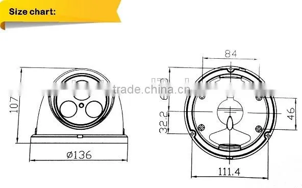 2.0MP Sony CMOS SensorFull HD 1080P TVI Video Output IP66 Bullet Camera TVI Varifocal Lens IR Mental Housing Dome CCTV Camera photo-3