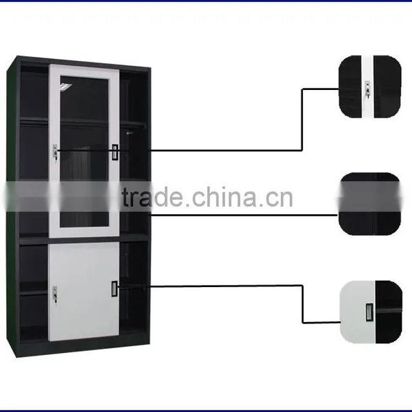 Wholesale Price Office Furniture Sliding Door File Cabiner Steel Cabiner Shot Glass Display Cabinet photo-3
