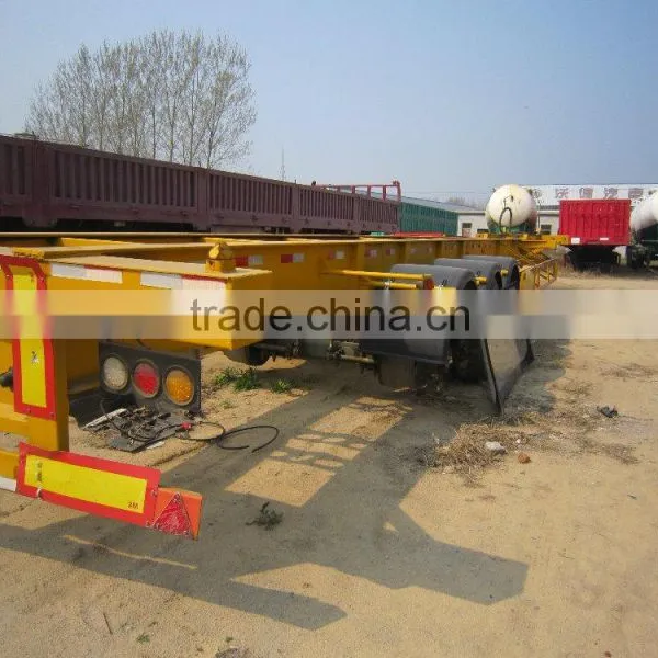Used Good Condition Truck Trailer/ Secondhand Low Flatbed Truck Trailer in Top Performance photo-4