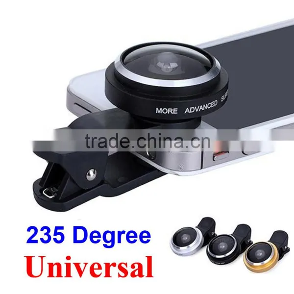 Focus Lamp Fisheye Lens for Mobile and Camera,mini Camera Lens 3 in 1 Lens Kit photo-4