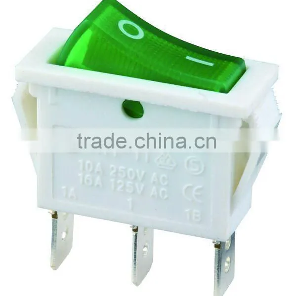 electronic machine rocker switch