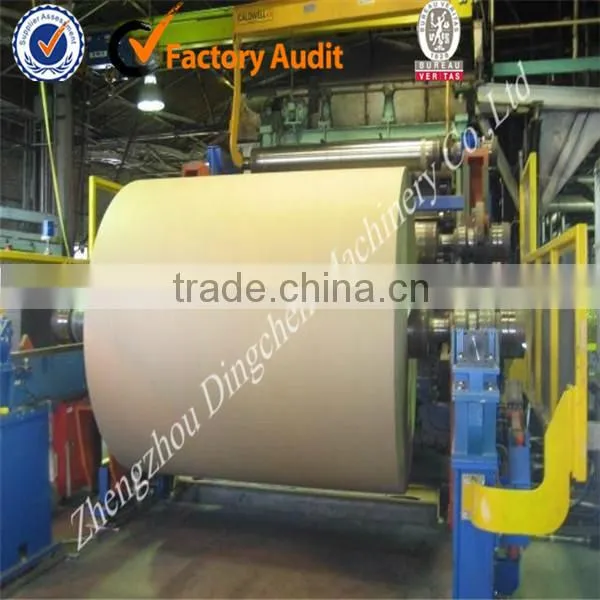 3200mm Kraft Paper Machine, Liner Paper, Fluting Paper Machine, Raw Material: Waste Paper, Straw, Virgin Pulp, OCC photo-2