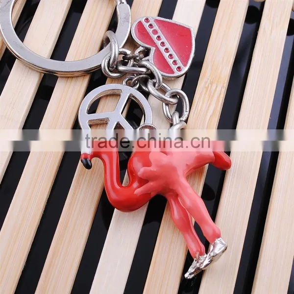 Key Ring Manufacturers Wholesale Pet Flamingo Keychain photo-3