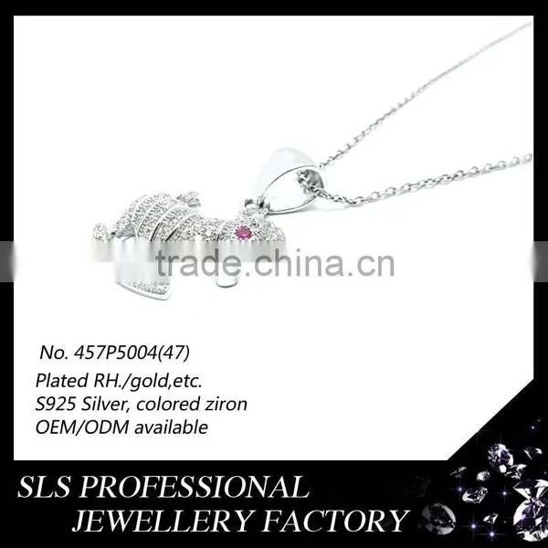 925 Silver Jewelry Design Fashion Copper Wooden Horse Pendant for Kids Gift of Jade Horse Pendant photo-4