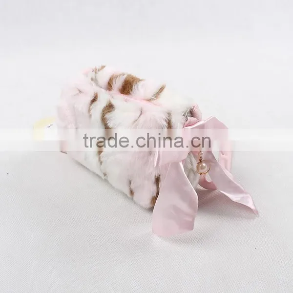 2015 Discount On Stock Children Handbag Girl Plush Bag Baby Girl Princess Mini Coin Purse photo-4