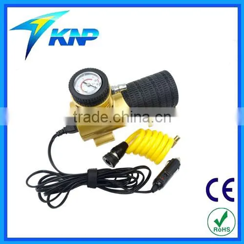 Small Footprint Portable Car Air Compressor with 4 LED