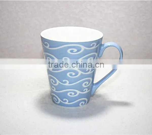 Cheap Glow Ceramic Glaze Coffee Mugs With Spoon photo-3