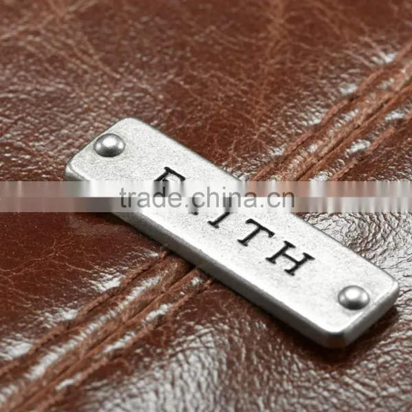 Customized Bulk Bible Cover Promotion for Christians Use With Metal Lable photo-2