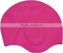 Waterproof Custom Silicone Long Hair Swim Caps/ear Protection Swimming Cap photo-5