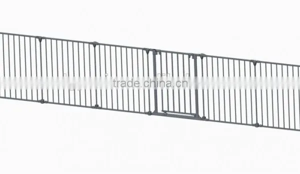 Metal Baby Safety Gate, Baby Play Yard Retractable Safety Gate