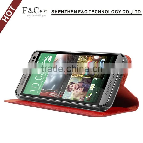 For HTC One M9 Wallet pu Leather Case With Card Slots photo-5