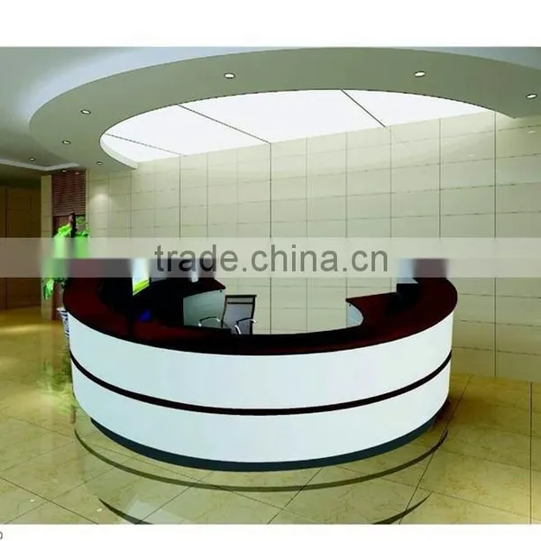 Long and Big Modern Salon Reception Desk photo-6