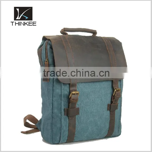 Customized Fashion New Products Various Colors Design Your Logo Canvas Messenger Bag photo-5