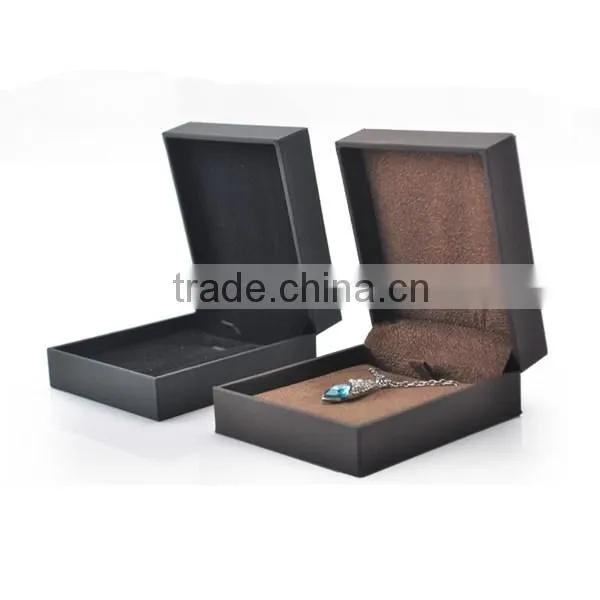 Custom Made Luxury Black Plastic Jewelry Boxes photo-3