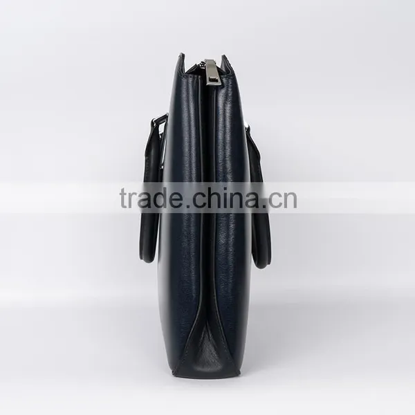 2015 Men's Genuine Leather Handbag Brown Briefcase Laptop Shoulder Messenger Bag, Original Manufacturer photo-2
