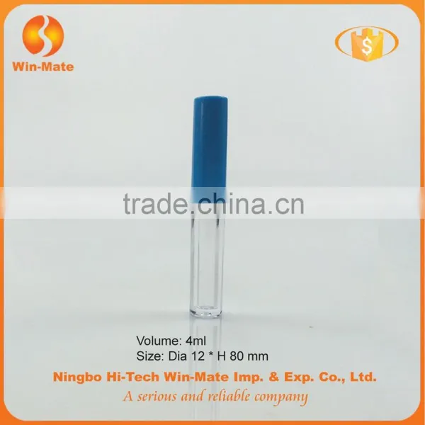 Hot-selling Bright Color Transparent Pink 8*1.2mm Cosmetic Lipgloss Tube Packaging photo-4