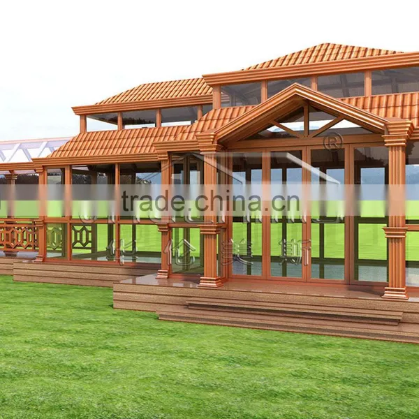 Aluminum Alloy Novel Design Intelligent Control Sun Room/greenhouse photo-2