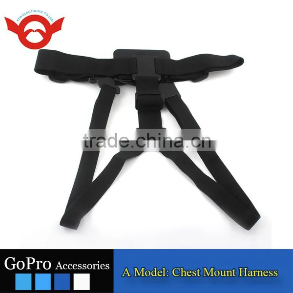 A Model:Chest Mount Harness Chest Body Strap for GoPro Hero 2/3/3+/4/4 Session Gopro Head Strap photo-5