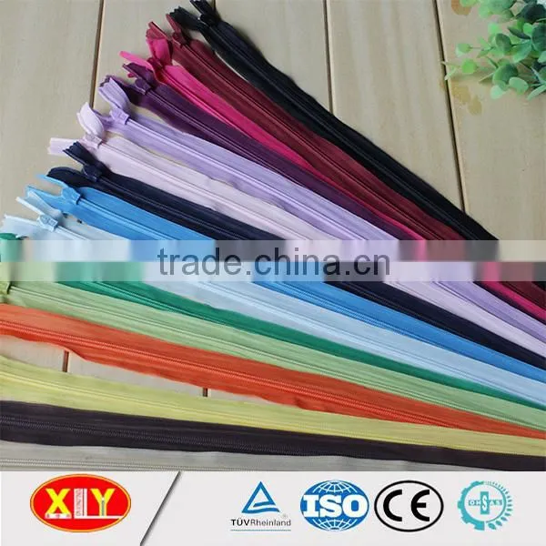 Hot Sale Custom Length Ykk Color Invisible Zipper , Garments Zipper photo-4