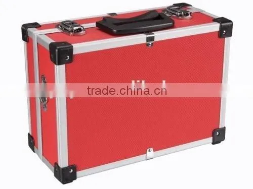 Red Aluminium Flight Case With 2 Clasps photo-2