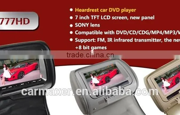 7inch Car Headrest Monitor Car Headrest Dvd Player photo-2