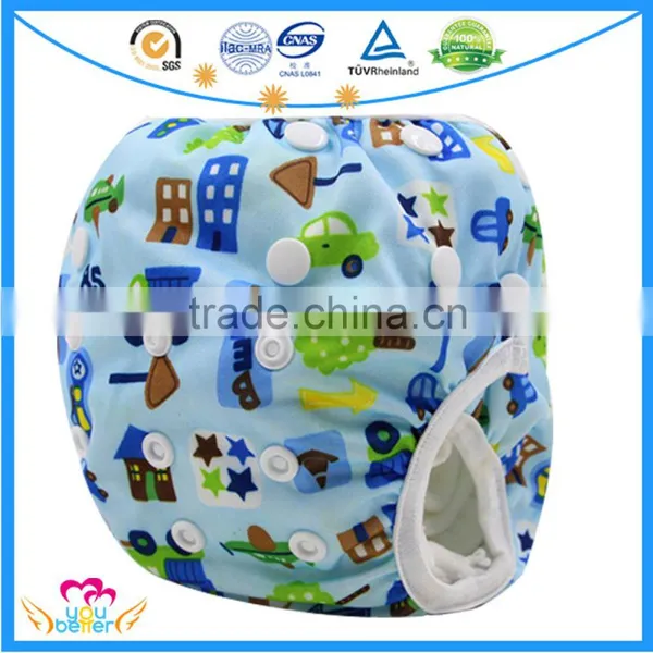 One Size Swimming Diaper Reusable Baby Swim Diapers Pants Reclycled Hot Sale photo-3