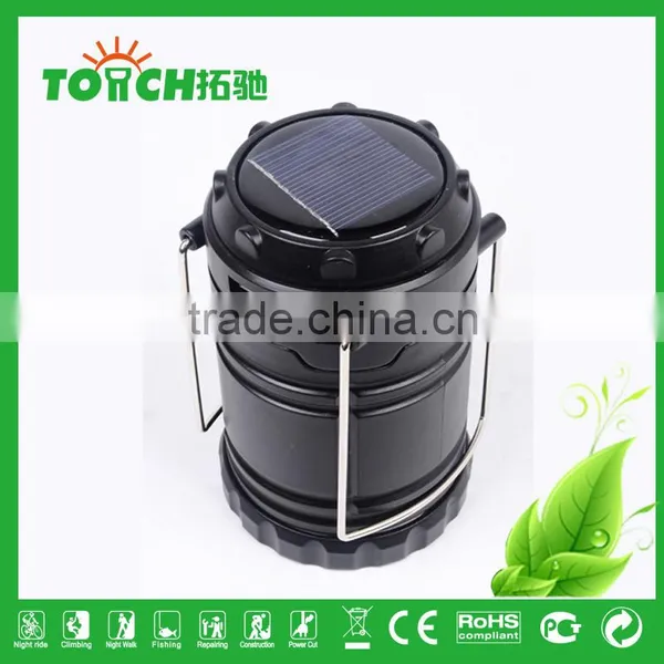 Flashlight Manufacturer Plastic Solar Rechargeable Camp Light Long Working Hour 3*AAA Battery Tent Lamp Emergency Lantern photo-6
