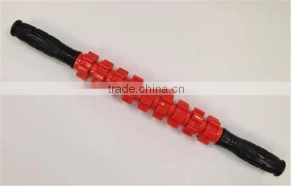Hot Sale Simplicity Fastion Fitness-Mad Muscle Roller Travel Six-wheeled Massage Stick photo-2