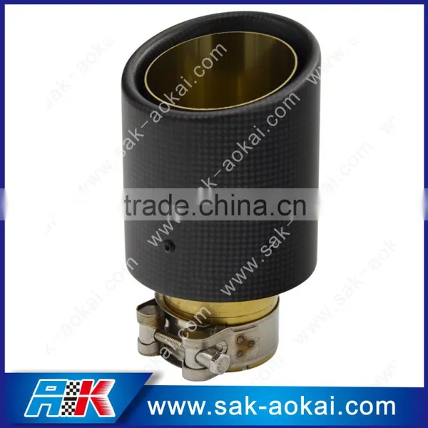 Carbon Fibre Muffler Tip Stainless Steel Exhaust Tip