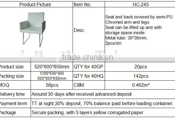 Dining Chair and Cinema Chair HC245 photo-4