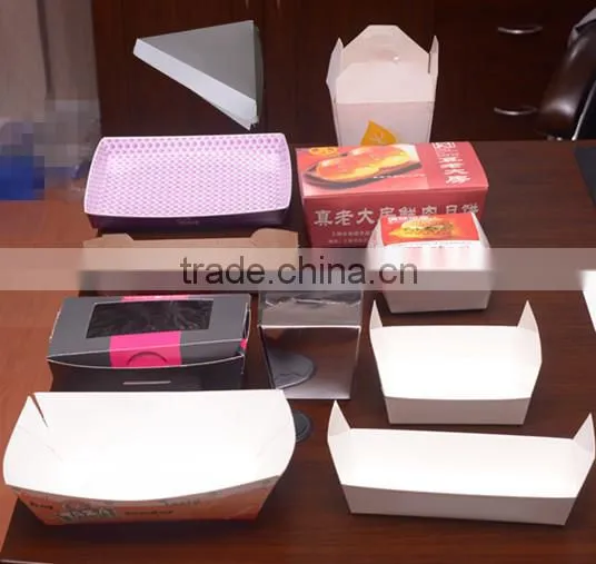MR-800C Hot Sale Automatic High Speed Carton Erecting Hamburger Box Machine by Water-based Adhesive Glue Sealing photo-5