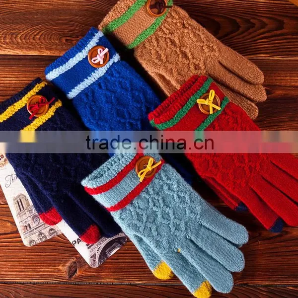 Best Sellers Cute Flower Touch Screen Gloves For Girls For Christmas 2015