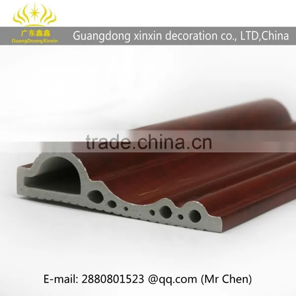 Latest Designed PVC Marble Line Plastic Stone Profile Pvc Moulding