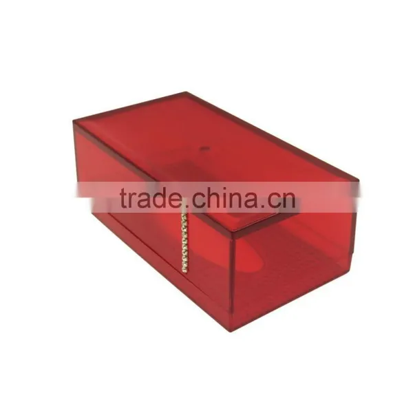 Plastic High Quality Colored Tissue Box for Bathrom Accessory Set photo-4