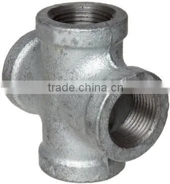 Cross Tee Pipe Fitting (Galvanized)