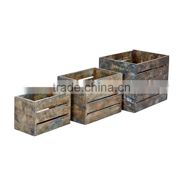 Natural Livings Elegant Wooden Large Crate