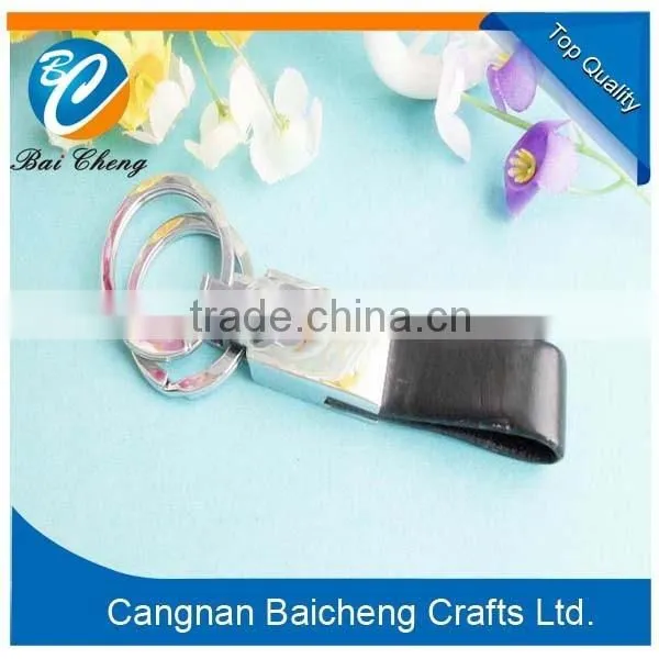 Zinc Alloy Leather Key Holder as Gift for Your Father and Husband on Father's Day Can Custom Design Your Words on it to Show photo-2
