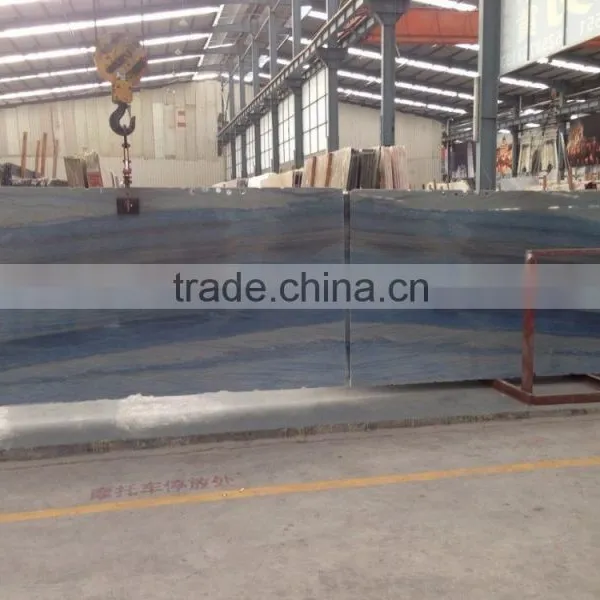 Natural Quarzite Slab -Azul Macauba photo-3
