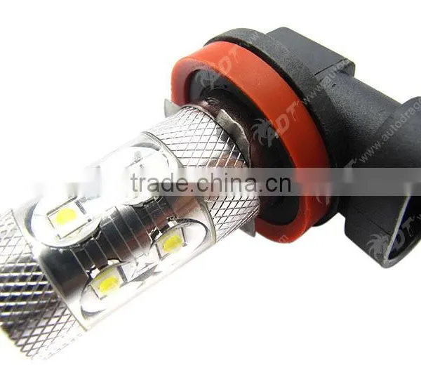 H11 Super White Headlight High Power Genuine Crep 50W LED Light Bulb photo-2
