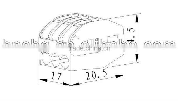 China Factory Supplying Equivalent Wago 222 Series Cable Terminal Block CE/CB/Rohs Approved photo-5