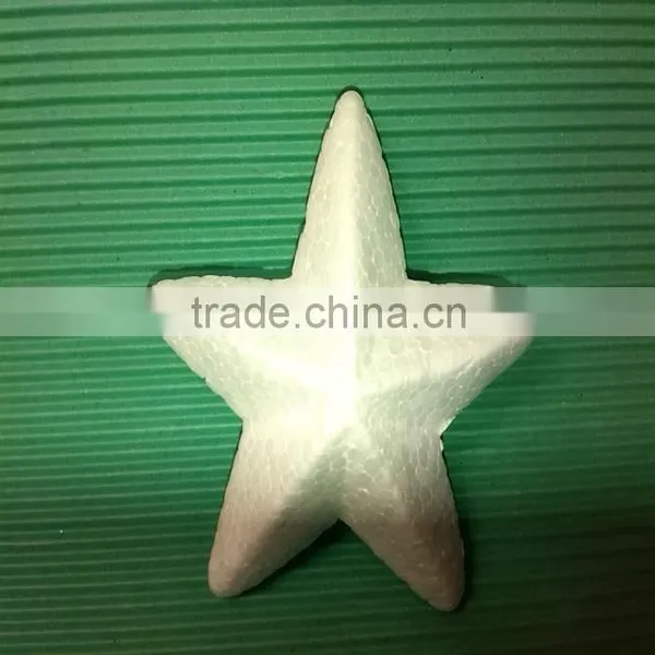 YIWU YIPAI120mm White Polyfoam Solid Five--pointed Star photo-4