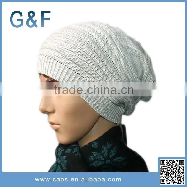 Oversized Cheap Wholesale Slouch Beanie With Stocks photo-2