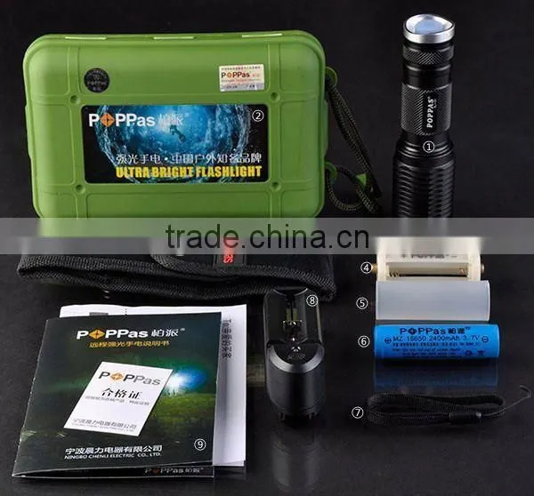101 Rechargeable Portable LED Light Waterproof High Power LED Camping Torch Light photo-4