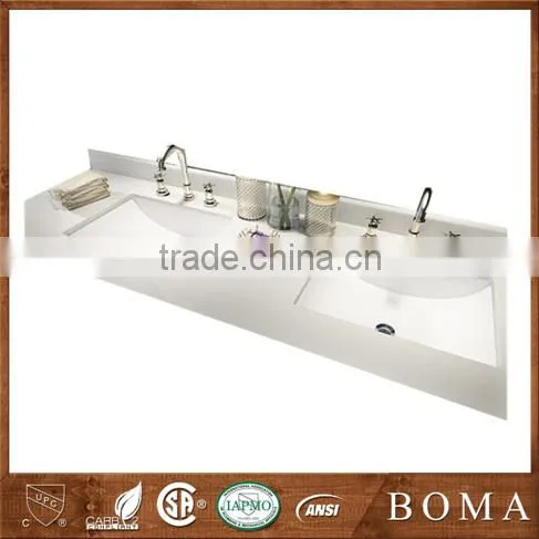 2015 New Design Custom Granite Counter Top With Sink Opening