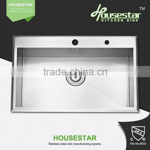 High Quality Wholesale Price Topmount Single Bowl Stainless Steel Kitchen Sink With Sound Deadening Pads And Coating - TR3220 photo-2