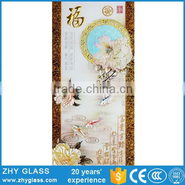 Home Decorating Hanging Modern Glass Painting photo-2